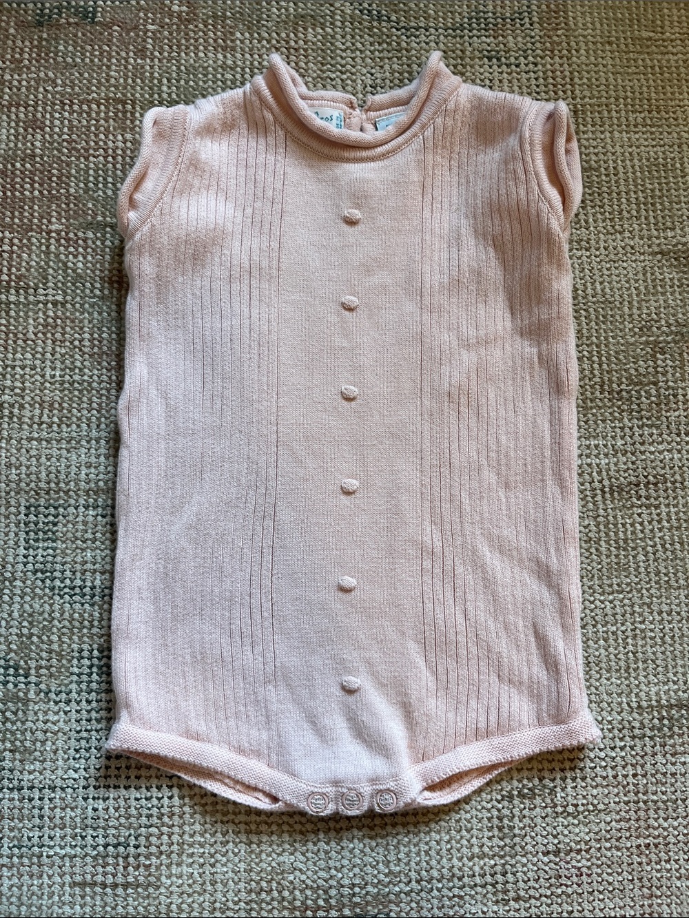 Feltman Brothers Ribbed Sleeveless Romper - size 12 mos